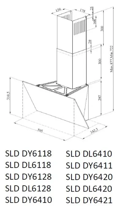 Вытяжка Schaub Lorenz SLD DY6128 фото 7