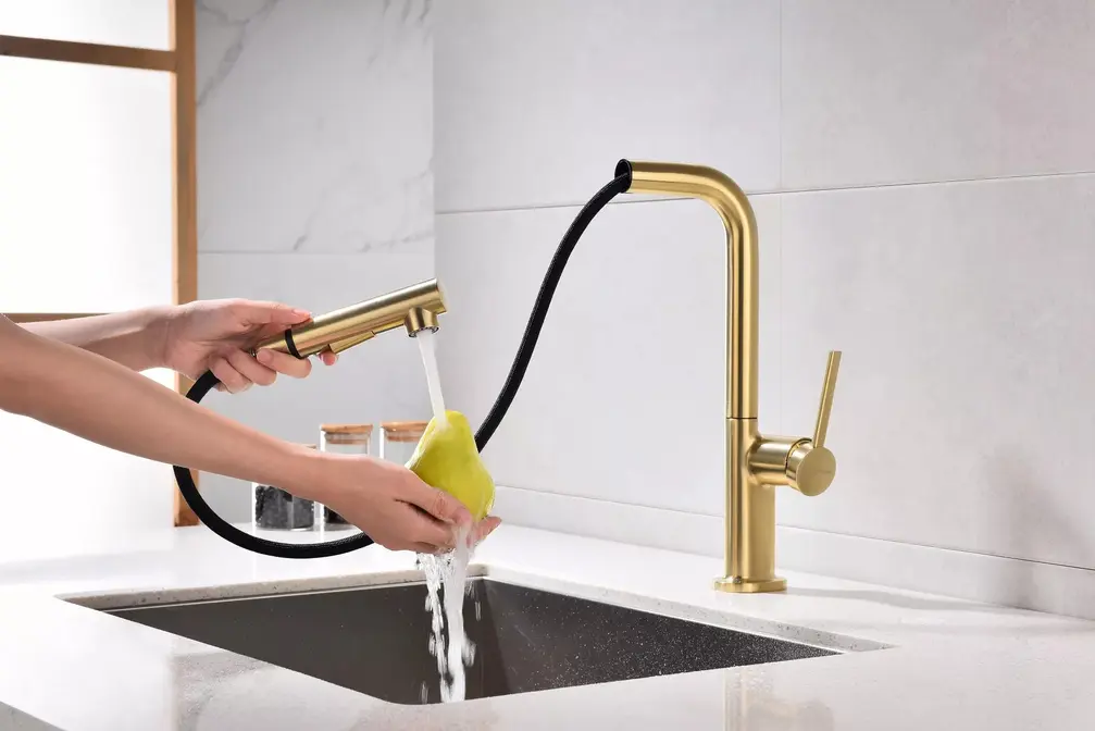 Смеситель Paulmark NEO Ne214419-LG светлое золото фото 4 Смеситель Paulmark NEO Ne214419-LG светлое золото фото 4