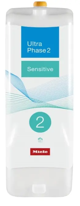 Жидкие моющие средства для стирки Miele UltraPhase Sensitive 1+2, коробка 6 бутылок фото 3