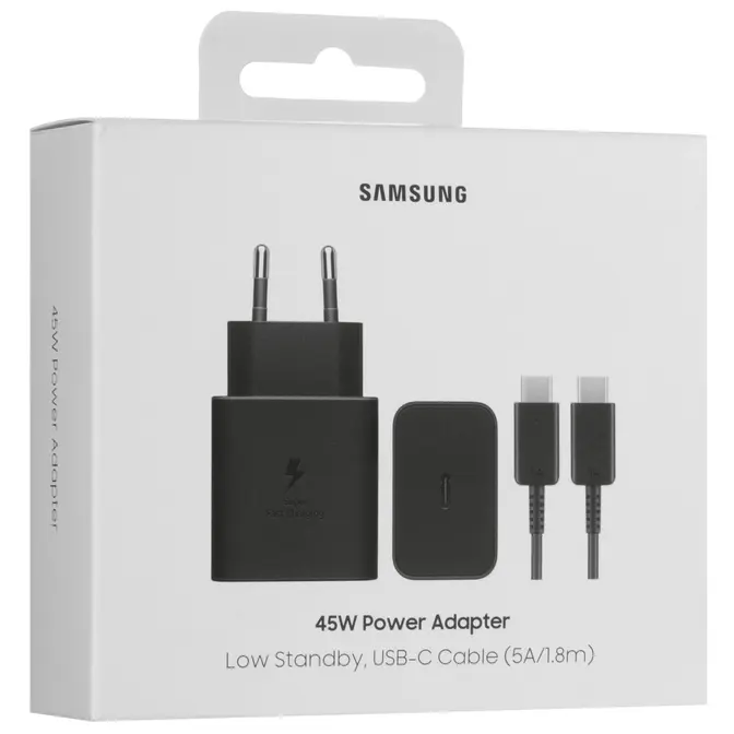 Сетевое зарядное устройство Samsung EP-T4511XBEGWW фото 1