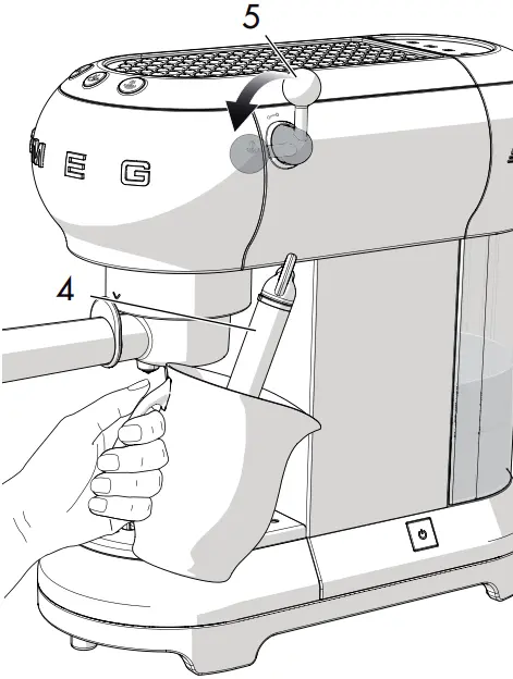 Кофеварка Smeg ECF01PGEU фото 5