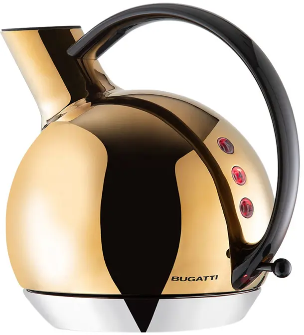 Чайник электрический Bugatti GIULIETTA yellow gold 02-GTDLNU фото 1 Чайник электрический Bugatti GIULIETTA yellow gold 02-GTDLNU фото 1