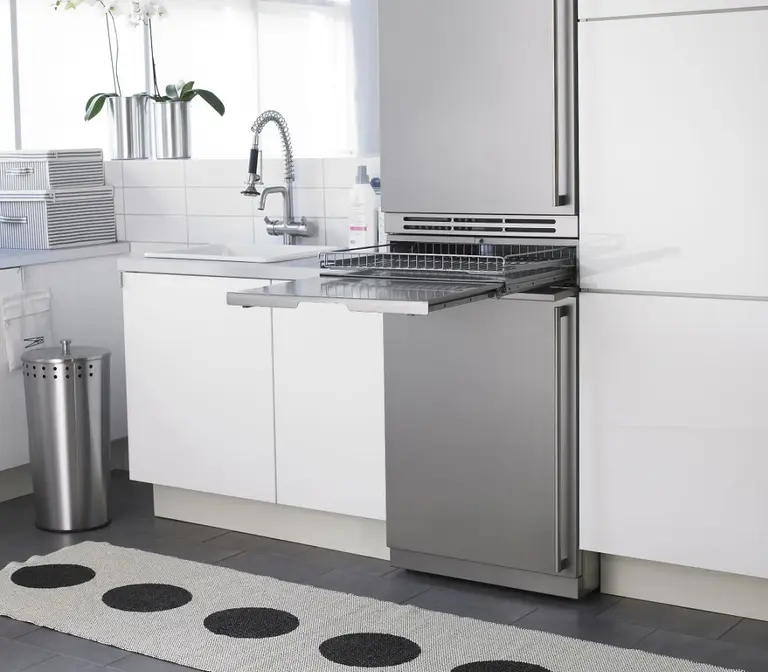 Выдвижная полка с корзиной для белья Asko HDB1153T фото 2