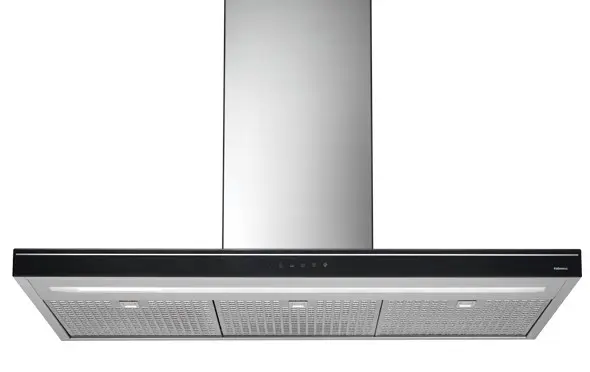 Вытяжка Falmec Luce 90 Glass Black wall фото 1