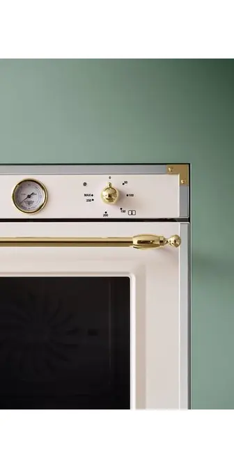 Духовой шкаф Bertazzoni F609HEREKTAG Слоновая кость, золотой фото 3