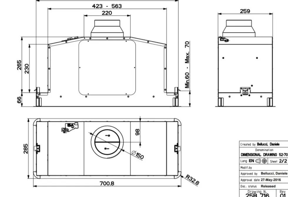 Вытяжка Faber IN-LIGHT EV8P WH MATT A70 фото 5