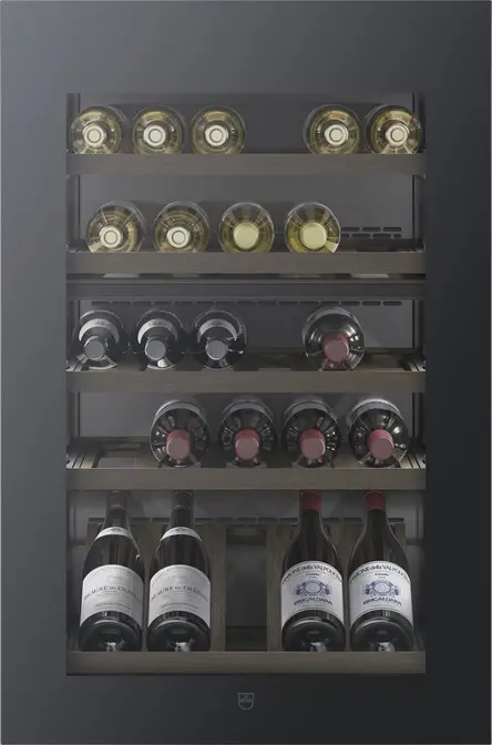 Встраиваемый винный шкаф V-ZUG WineCooler V4000 90 WC4T-51102 L черное стекло фото 1