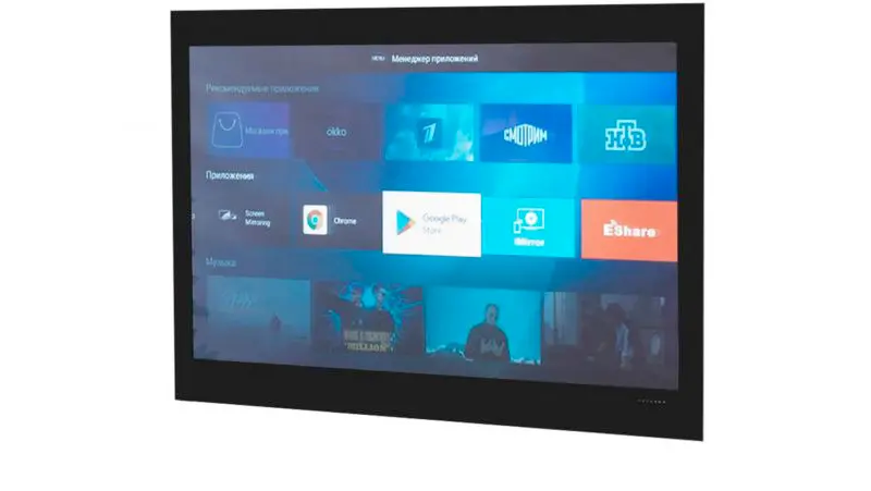 Телевизор для ванной комнаты AVEL AVS755SM (Black) фото 1