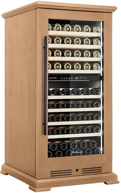 Винный холодильник Meyvel MV99PRO-KBT2 (Натуральный бук) фото 1