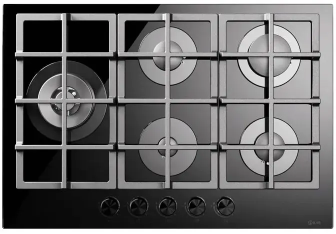 Газовая варочная панель ILVE HCG75SCK/BK