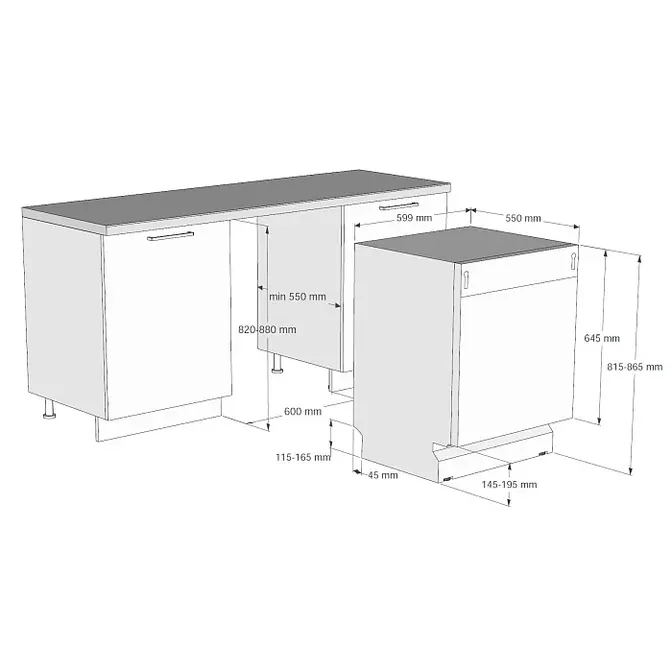 Посудомоечная машина Evelux DS 6001 фото 4