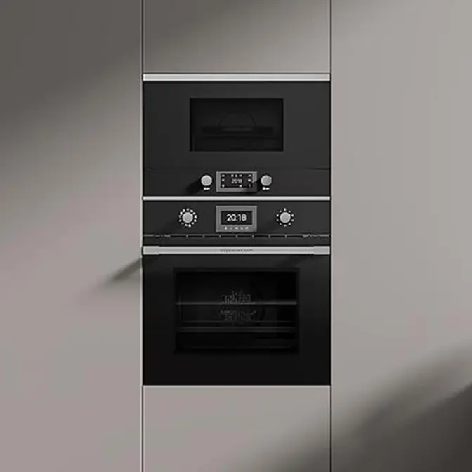 Духовой шкаф с паром Kuppersbusch BD 6340.0 S2 Black Chrome фото 3