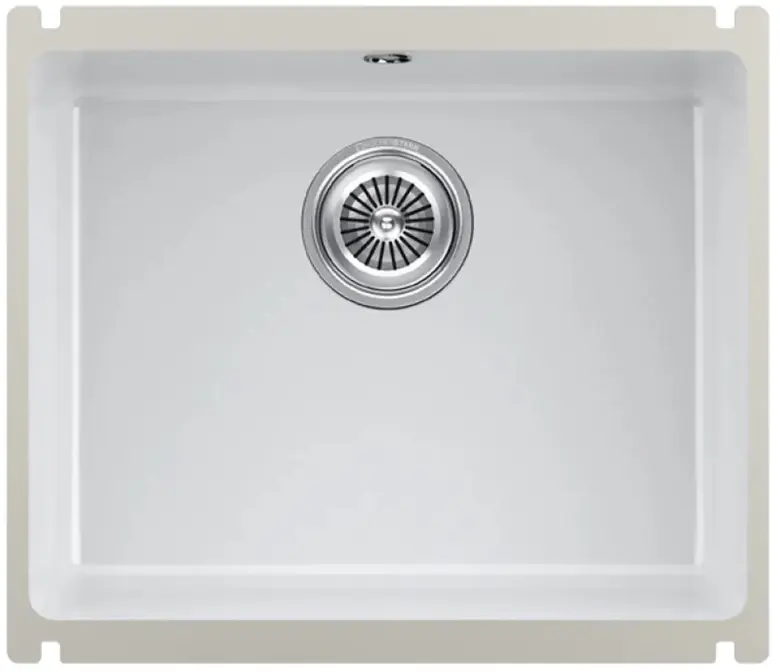 Мойка кухонная KUCHENSTERN SUBKERAM 60 301KW30 Кристальный белый фото 1