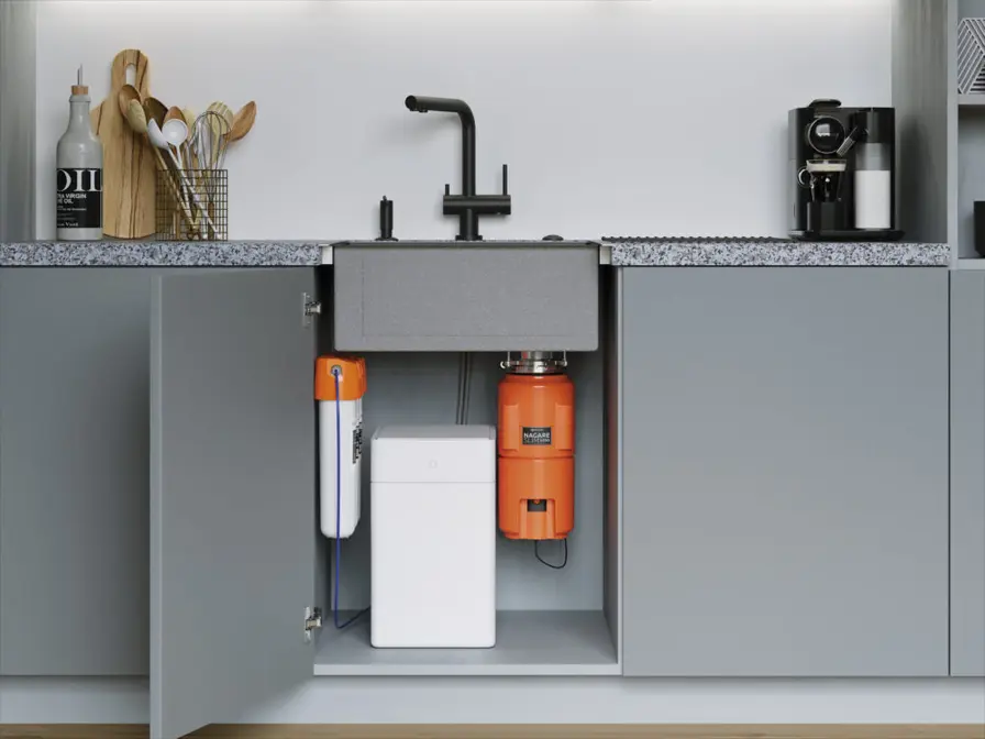 Измельчитель пищевых отходов Omoikiri Nagare Slim 1250-AZ фото 5