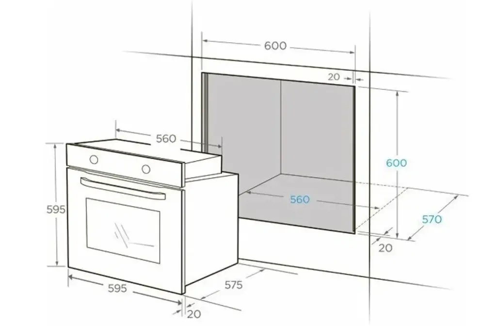 Духовой шкаф Midea MO67003GB фото 3
