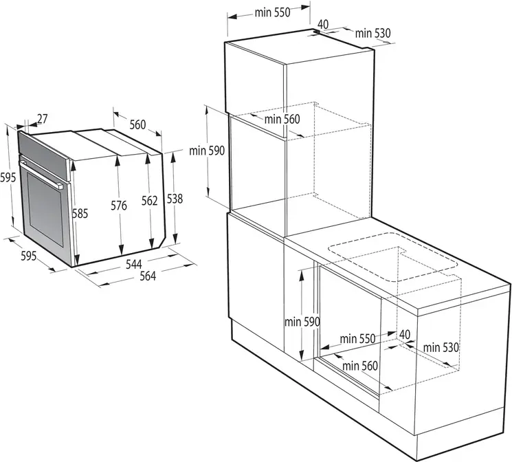 Духовой шкаф Gorenje BFS6148B фото 4