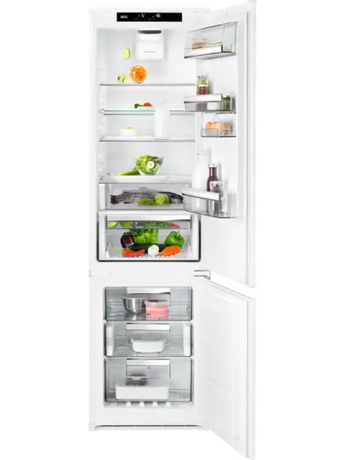 Встраиваемый двухкамерный холодильник AEG SCB819E8TS фото 1