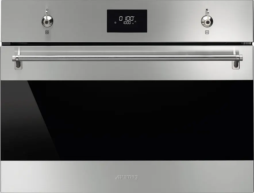 Компактный дух.шкаф с функцией СВЧ SMEG SO4301M0X фото 1
