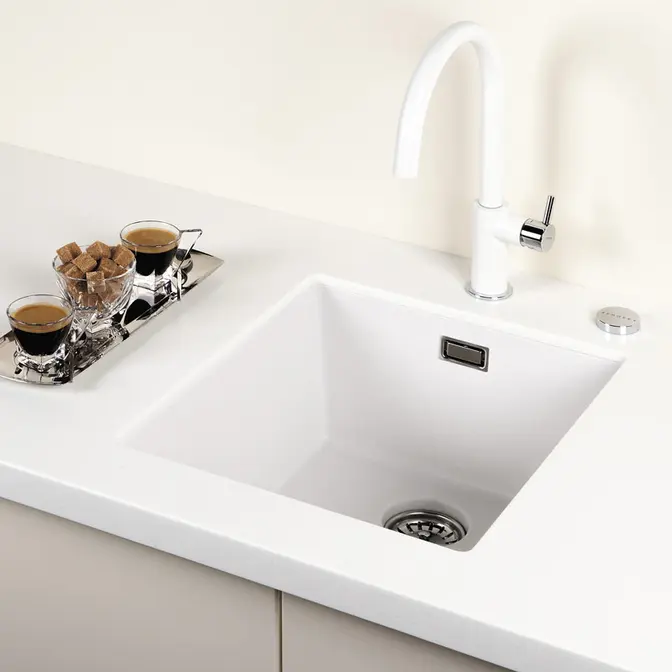 Мойка SCHOCK  Greenwich 45  Cristadur 406х456 (подстольный монтаж)магнолия фото 2