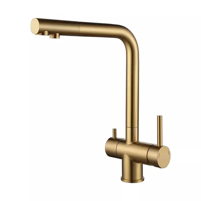 Смеситель Paulmark SKALEN Sk213020-BG брашированное золото фото 1 Смеситель Paulmark SKALEN Sk213020-BG брашированное золото фото 1