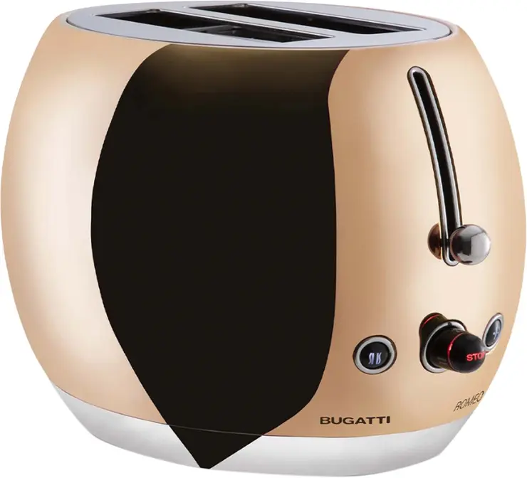 Тостер Bugatti ROMEO rosr gold 02-RMRG фото 1 Тостер Bugatti ROMEO rosr gold 02-RMRG фото 1
