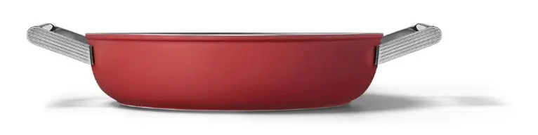 Глубокая сковорода с крышкой Smeg CKFD2811RDM фото 4