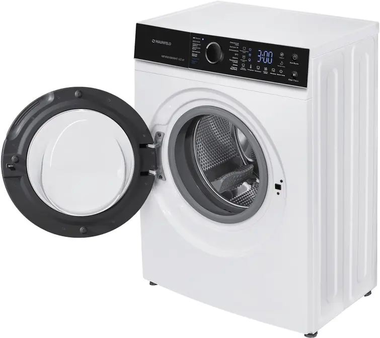 Стиральная машина c инвертором и паром MAUNFELD MFWM106IWHT фото 4