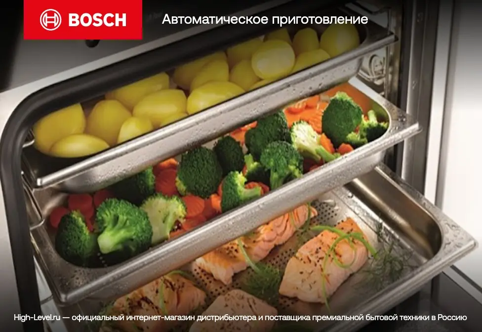 Встраиваемая пароварка Bosch CDG634AS0 фото 6