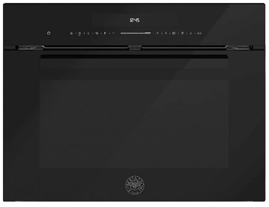 Компактный дух.шкаф с СВЧ Bertazzoni FMOD4053MLB1 Чёрное стекло фото 1
