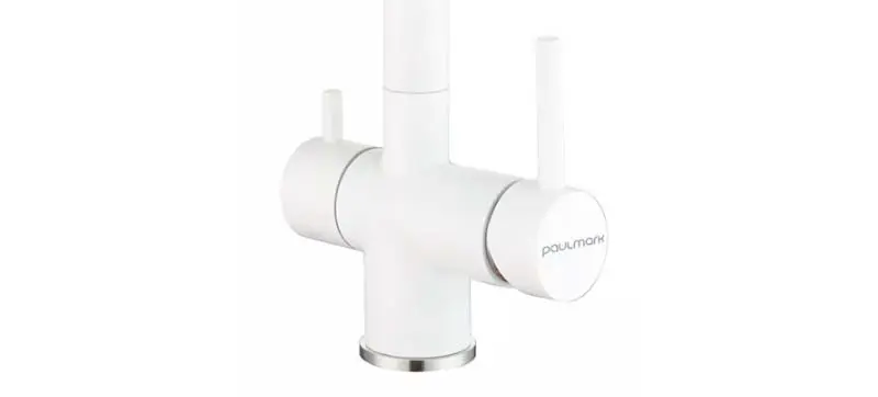 Смеситель Paulmark SKALEN Sk213020-WH белый матовый фото 4 Смеситель Paulmark SKALEN Sk213020-WH белый матовый фото 4