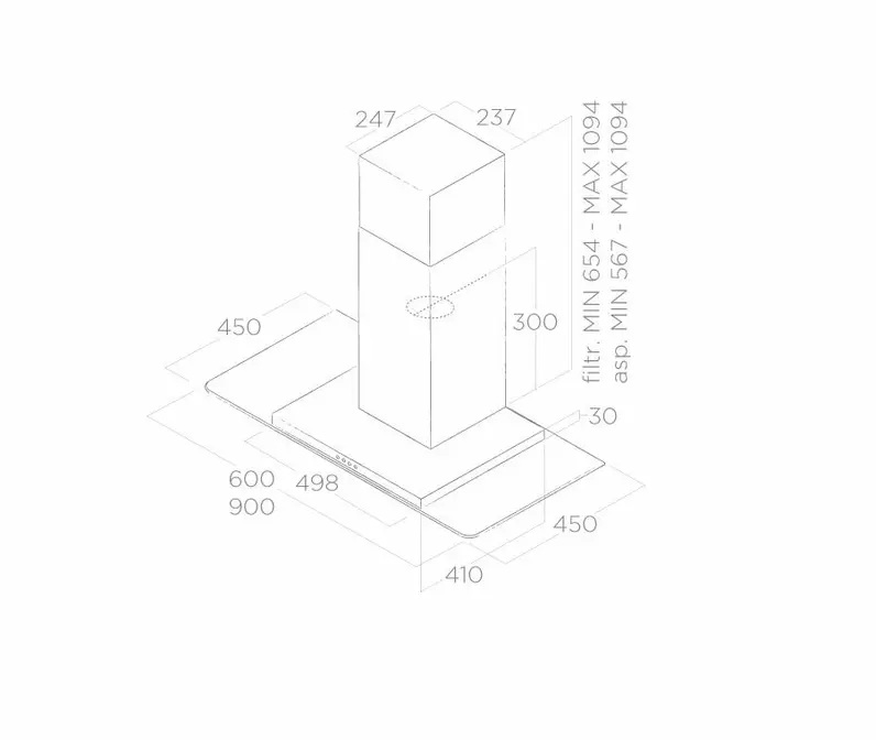 Вытяжка Elica FLAT GLASS IX/A/90 фото 7