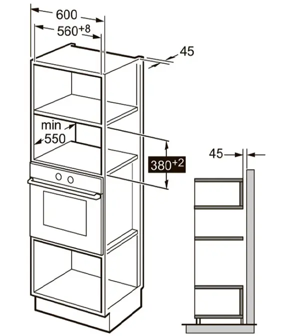 Встраиваемая микроволновая печь Kuppersberg HMW 650 BL фото 7