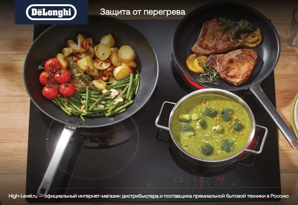 Индукционная стеклокерамич. панель DeLonghi SLI 302 RUS фото 11