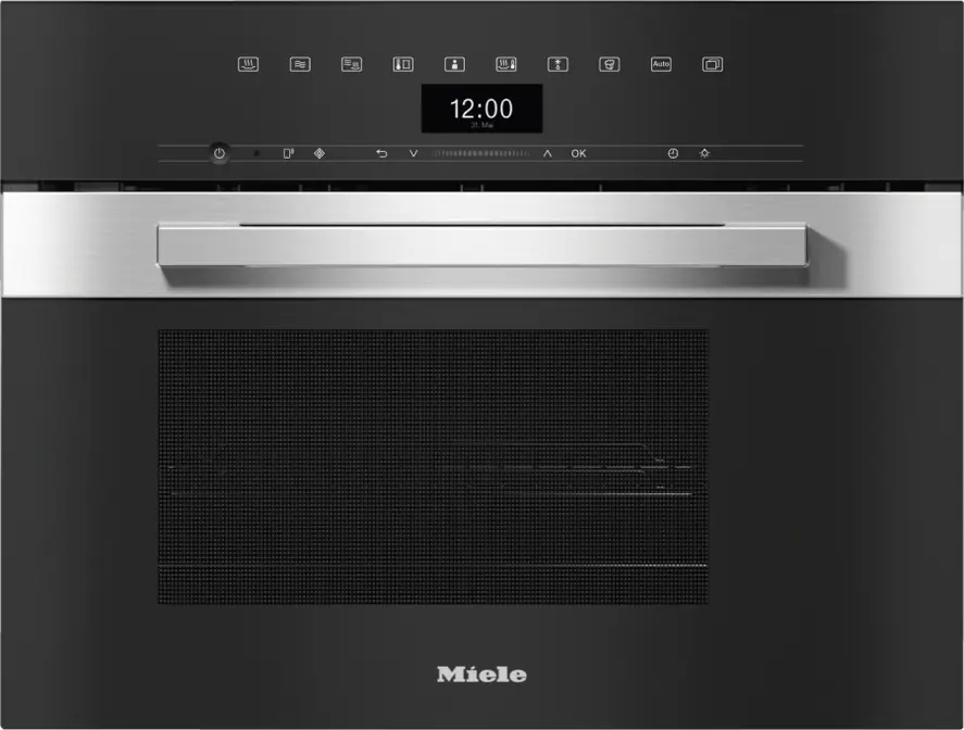 Встраиваемая пароварка с СВЧ Miele DGM 7440 EDST/CLST фото 1