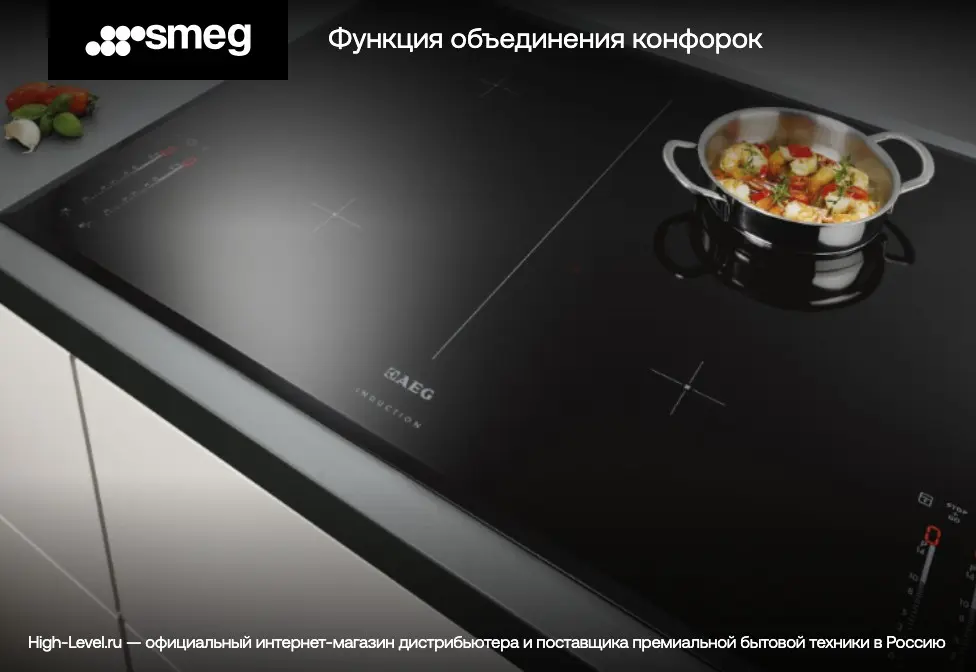 Индукционная стеклокерамич. панель Smeg SIM1643DS фото 3