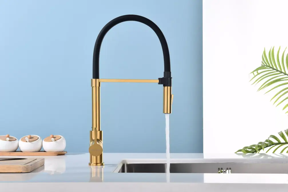 Смеситель Paulmark HALT Ha214021-BG брашированное золото фото 3 Смеситель Paulmark HALT Ha214021-BG брашированное золото фото 3