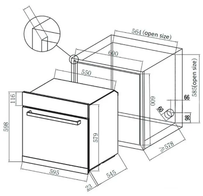 Духовой шкаф DeLonghi DEO 735 NB ATERNA фото 2