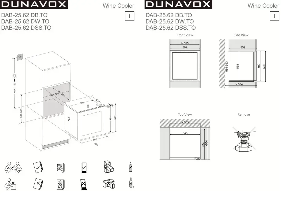 Винный холодильник Dunavox DAB-25.62DSS.TO фото 3