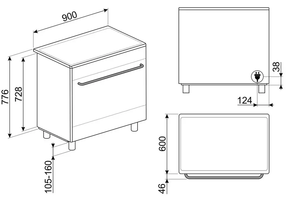Варочный центр Smeg CG90IANT9 фото 10