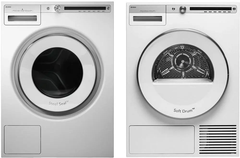 Asko Logic 1 (стиральная машина W4086C.W/3 + сушильная машина T408HD.W) фото 1