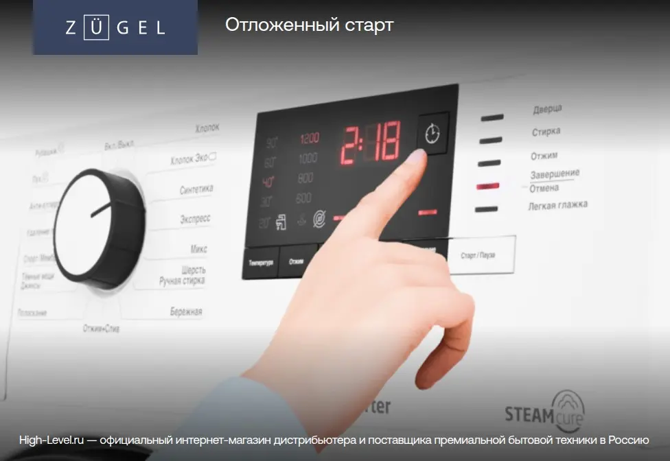 Стиральная машина ZÜGEL ZWS7120I фото 7