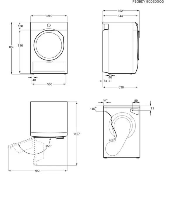 Сушильная машина Electrolux EW7D283VE фото 2