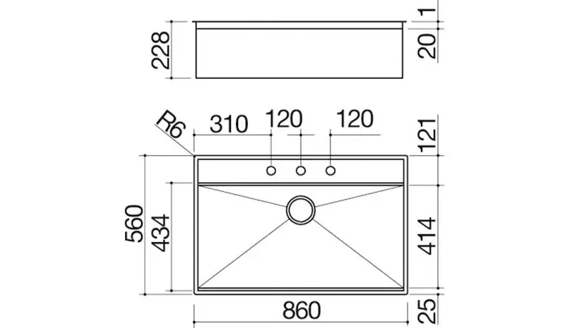 Мойка кухонная Barazza 1LFX91NK фото 4 Мойка кухонная Barazza 1LFX91NK фото 4
