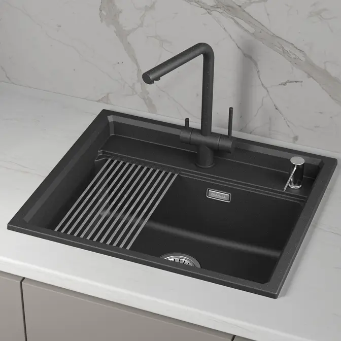 Мойка GRANULA Kitchen Space 6003i, ЧЁРНЫЙ фото 3 Мойка GRANULA Kitchen Space 6003i, ЧЁРНЫЙ фото 3