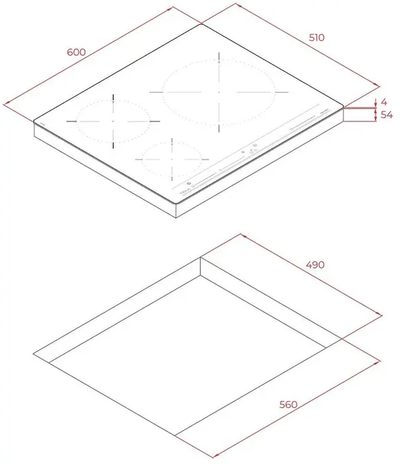 Индукционная стеклокерамич. панель Teka IBC 63010 MSS BLACK фото 10
