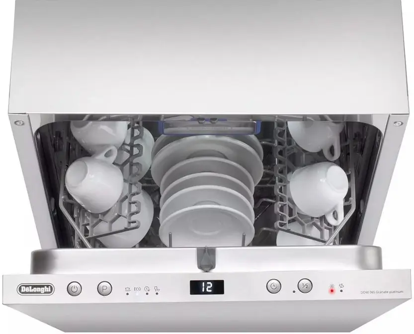 Встраиваемая посудомоечная машина DeLonghi DDW06S Granate platinum фото 4