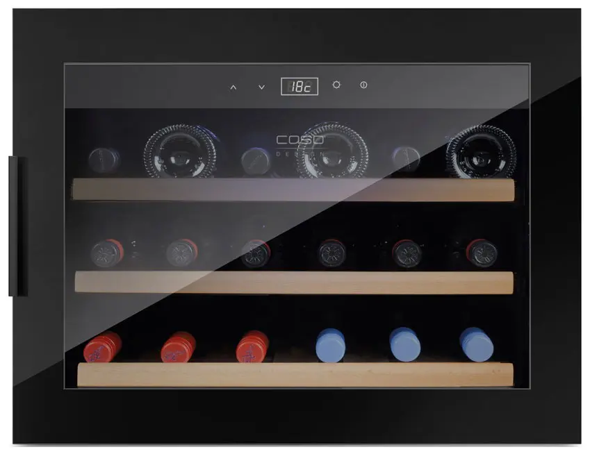 Холодильник винный CASO WineSafe 18 EB Black фото 2