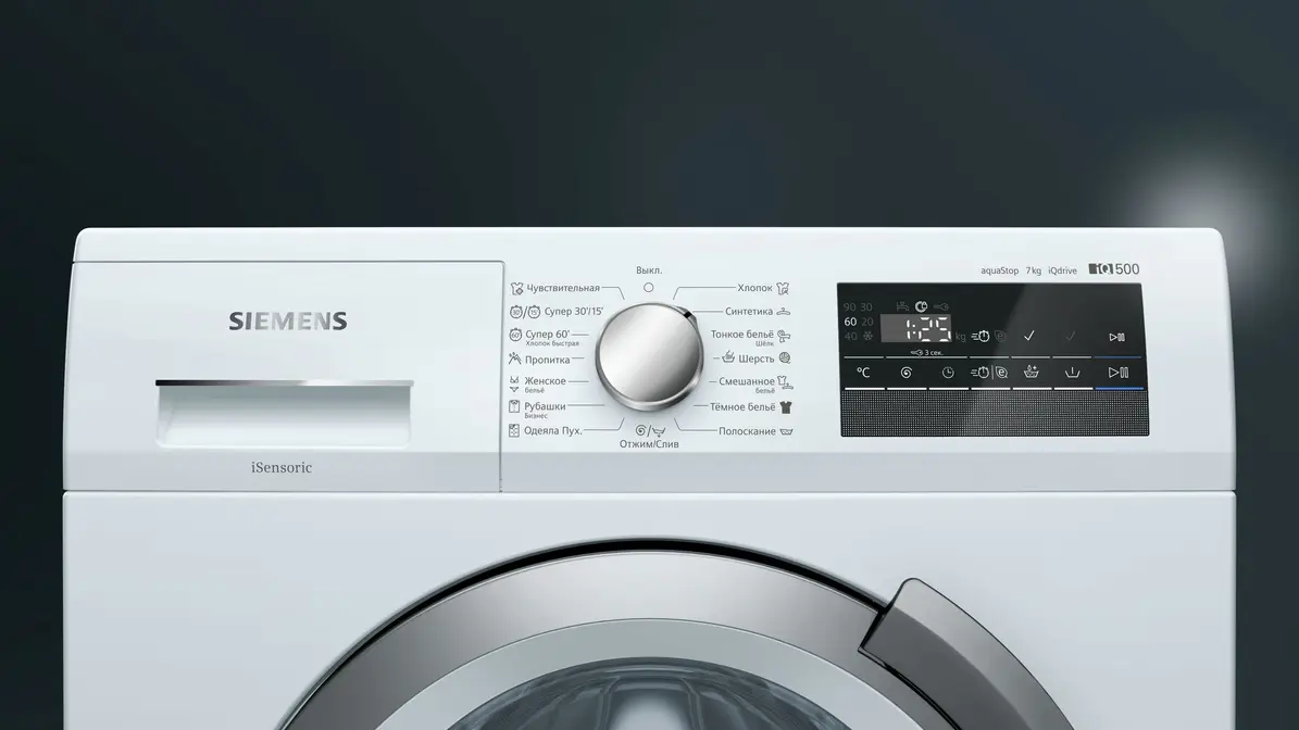 Стиральная машина Siemens WS12L247OE фото 2
