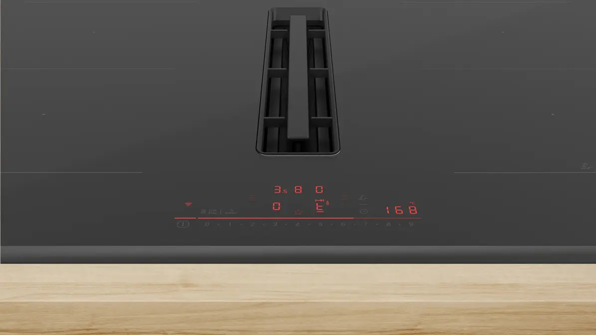 Индукционная стеклокерамич. панель с вытяжкой Bosch PVQ890H26E фото 3