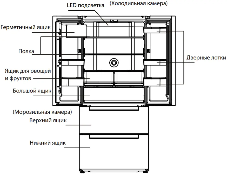 Холодильник Toshiba GR-RF532WE-PGJ(22) фото 9